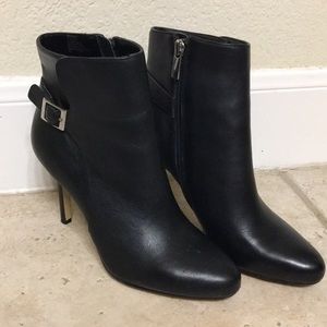 WHBM Black booties. Size 7